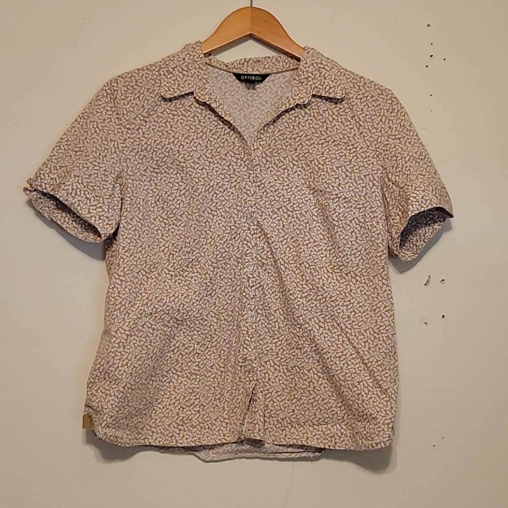 George Button Down Blouse